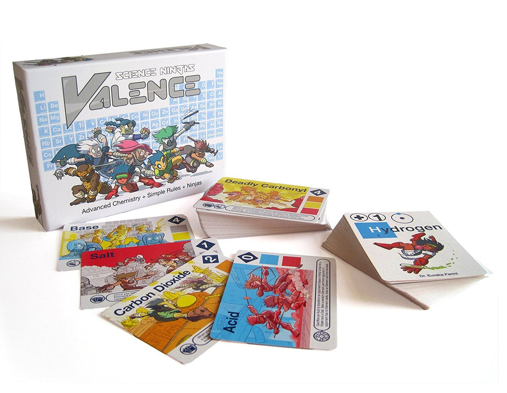 Science Ninjas : Valence Card Game Teach Kids How Molecules Form and Chemicals Interact!