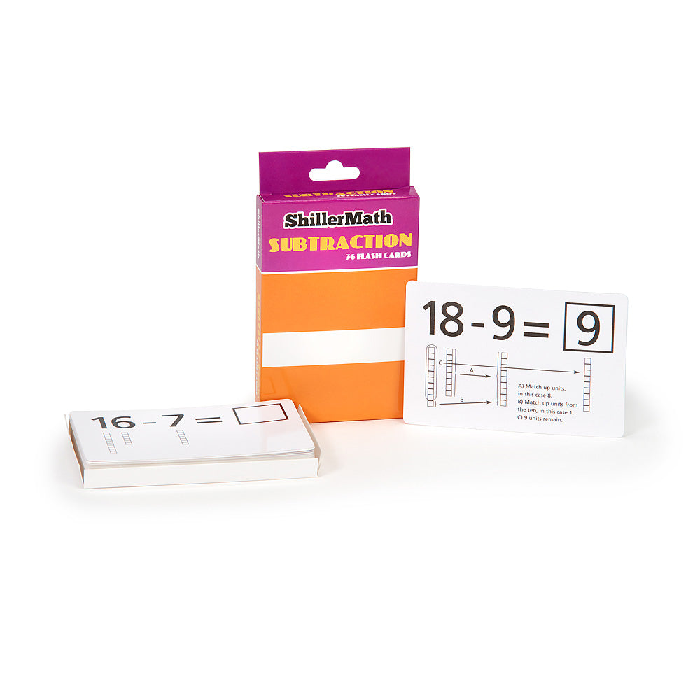 Math Flashcard 4-Pack - Basic Addition, Subtraction, Multiplication, and Division