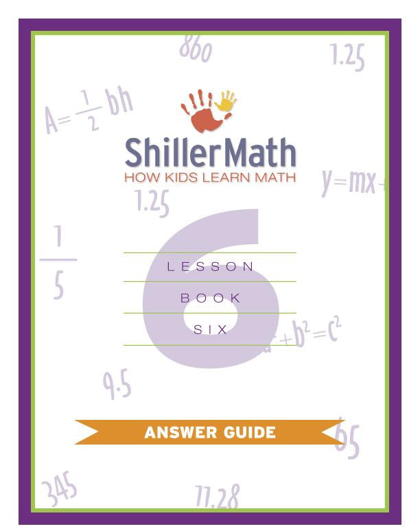 Math Answer Guide 6