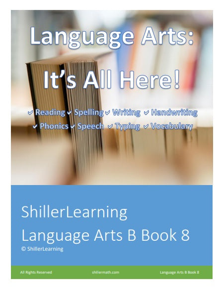 Language Arts Lesson Book 8