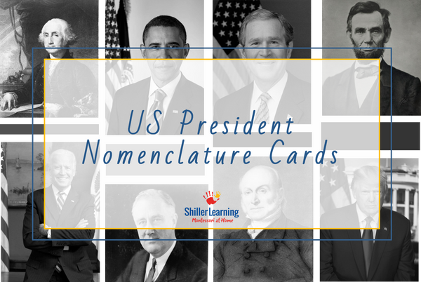 US President Nomenclature Cards