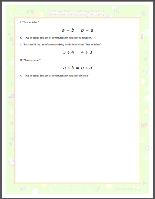 Math Kit II (G4 - Pre-Algebra)