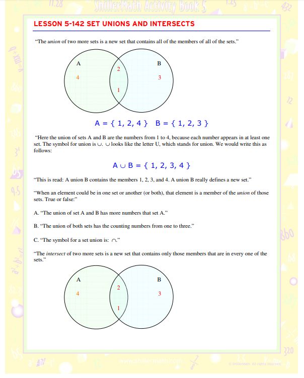 Math Lesson Book 5